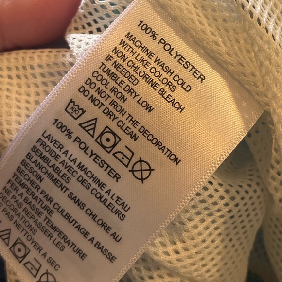 Tommy Bahama swim trunks men’s small blue waves ocean pocket zipper drawstring - Picture 10 of 11